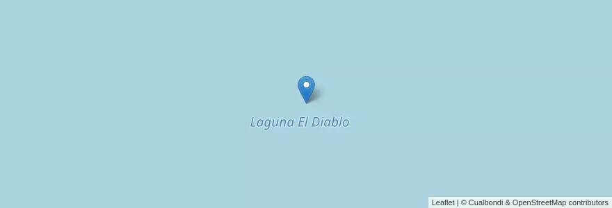 Mapa de ubicacion de Laguna El Diablo en アルゼンチン, チリ, サンタクルス州, Lago Argentino.