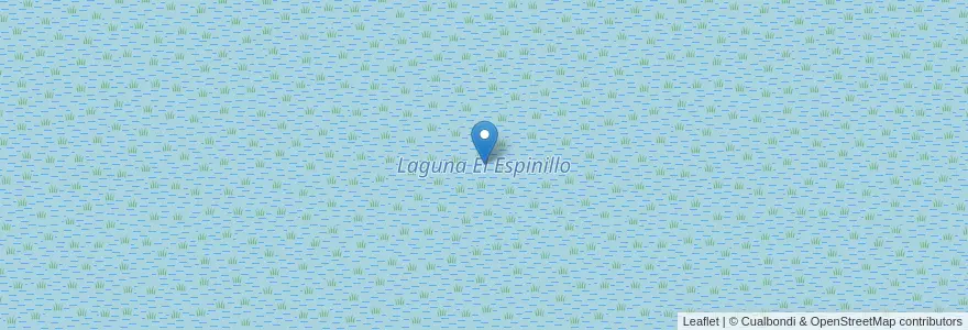 Mapa de ubicacion de Laguna El Espinillo en آرژانتین, استان انتره ریوس, Departamento Victoria, Distrito Secciones.