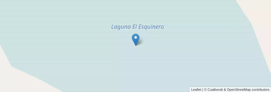 Mapa de ubicacion de Laguna El Esquinero en آرژانتین, استان ریو نگرو، آرژانتین, Departamento San Antonio, San Antonio Oeste.