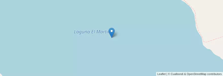 Mapa de ubicacion de Laguna El Martillo en 阿根廷, 智利, Chubut, Departamento Futaleufú.