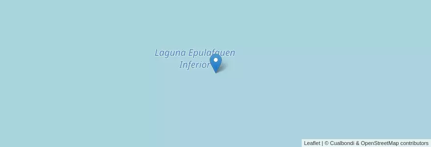 Mapa de ubicacion de Laguna Epulafquen Inferior en Argentinië, Chili, Neuquén, Departamento Minas.