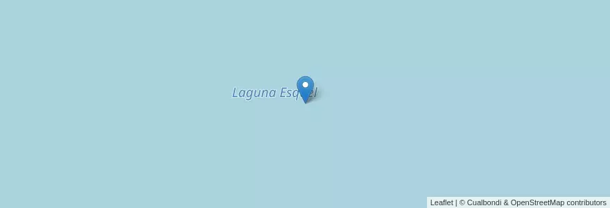 Mapa de ubicacion de Laguna Esquel en Argentine, Chili, Chubut, Departamento Cushamen.