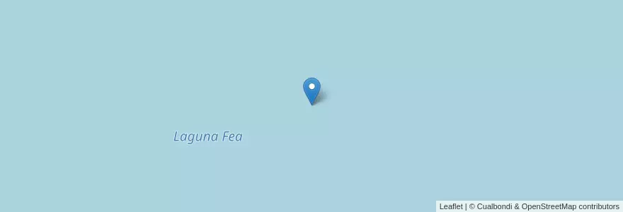 Mapa de ubicacion de Laguna Fea en Аргентина, Чили, Неукен, Departamento Minas.