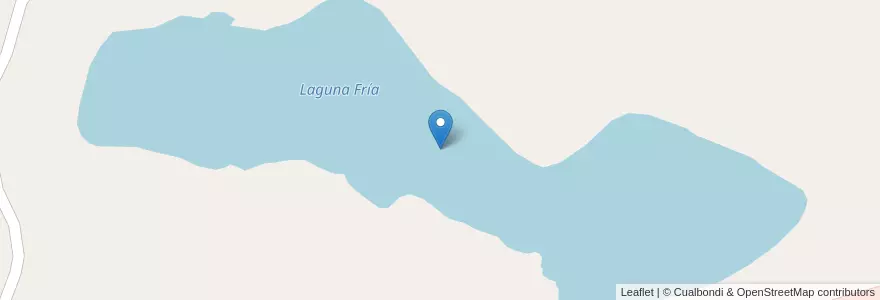 Mapa de ubicacion de Laguna Fría en Argentine, Chili, Province De Neuquén, Departamento Lácar.
