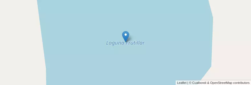 Mapa de ubicacion de Laguna Frutillar en 아르헨티나, 칠레, 네우켄주, Departamento Minas.
