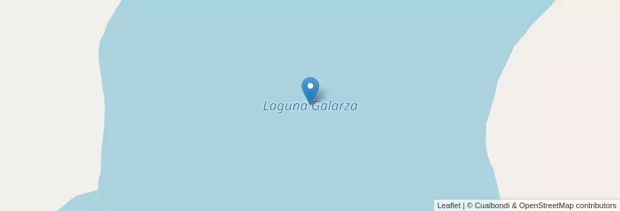 Mapa de ubicacion de Laguna Galarza en الأرجنتين, Corrientes, Departamento General Paz, Municipio De Nuestra Señora Del Rosario De Caá Catí.