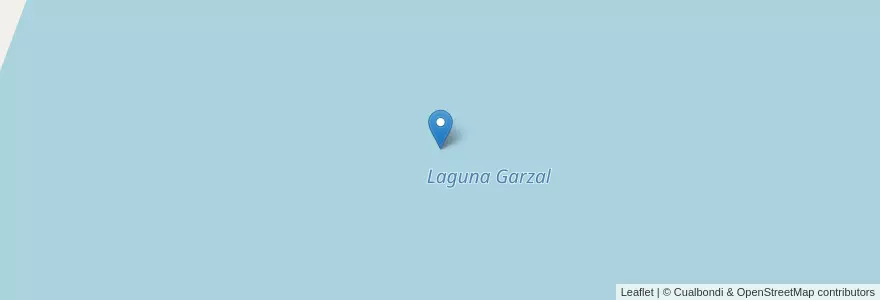 Mapa de ubicacion de Laguna Garzal en Argentinien, Chaco, Departamento San Fernando, Municipio De Basail.