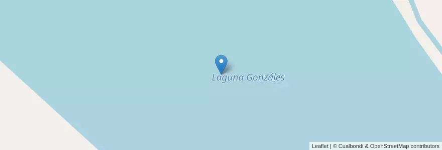 Mapa de ubicacion de Laguna Gonzáles en アルゼンチン, エントレ・リオス州, Departamento Gualeguay, Distrito Islas.