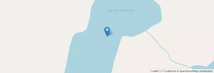 Mapa de ubicacion de Laguna Idahome en Argentine, Province De Buenos Aires, Partido De Tigre, Primera Sección.