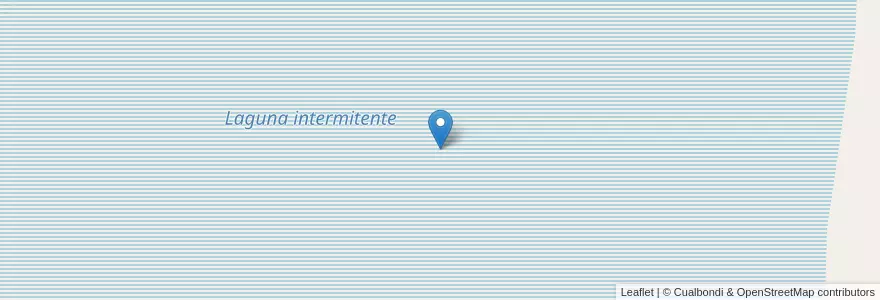 Mapa de ubicacion de Laguna intermitente en آرژانتین, La Pampa, Departamento Conhelo, Municipio De Eduardo Castex.