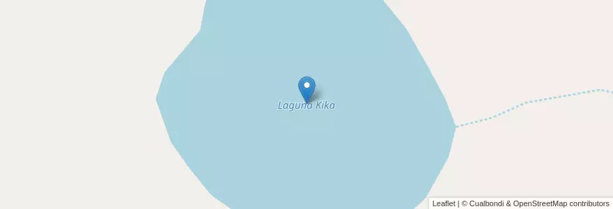 Mapa de ubicacion de Laguna Kika en Arjantin, Şili, Neuquén, Departamento Lácar, Municipio De San Martín De Los Andes.