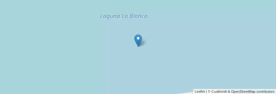 Mapa de ubicacion de Laguna La Blanca en Argentinië, Buenos Aires, Partido De Las Flores.
