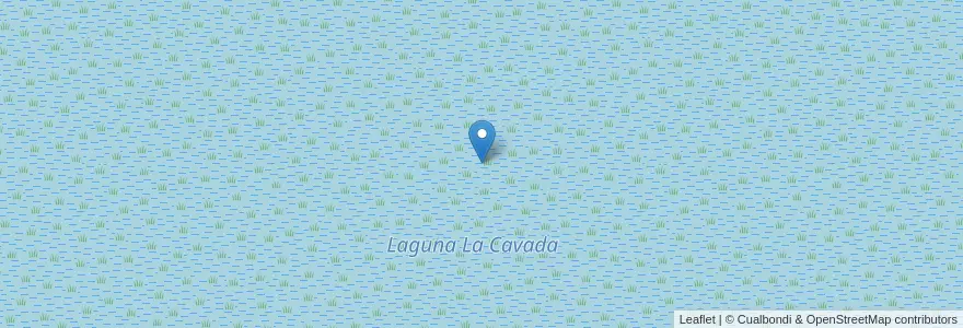 Mapa de ubicacion de Laguna La Cavada en アルゼンチン, エントレ・リオス州, Departamento Victoria, Distrito Secciones.