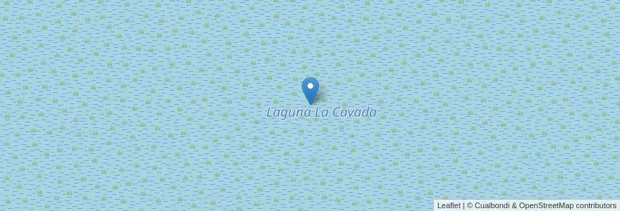 Mapa de ubicacion de Laguna La Cavada en 아르헨티나, 엔트레리오스주, Departamento Victoria, Distrito Secciones.