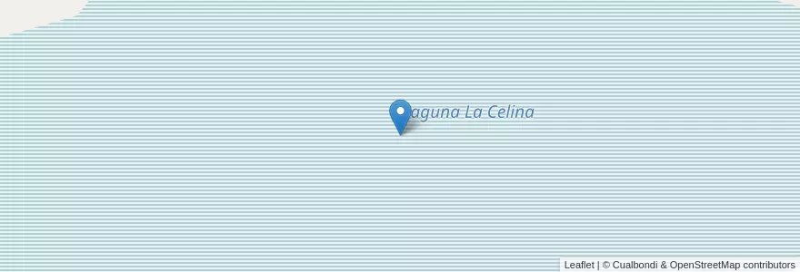 Mapa de ubicacion de Laguna La Celina en アルゼンチン, ブエノスアイレス州, Partido De San Vicente.