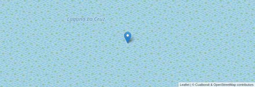 Mapa de ubicacion de Laguna La Cruz en アルゼンチン, エントレ・リオス州, Departamento Victoria, Distrito Secciones.