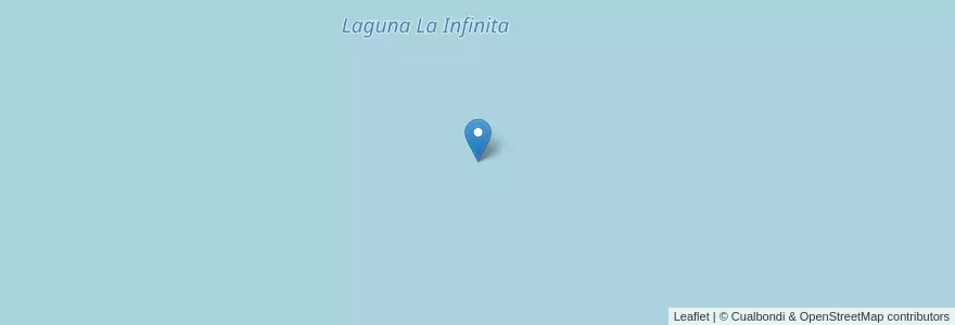 Mapa de ubicacion de Laguna La Infinita en الأرجنتين, سانتا في, Departamento General López, Municipio De Christophersen.