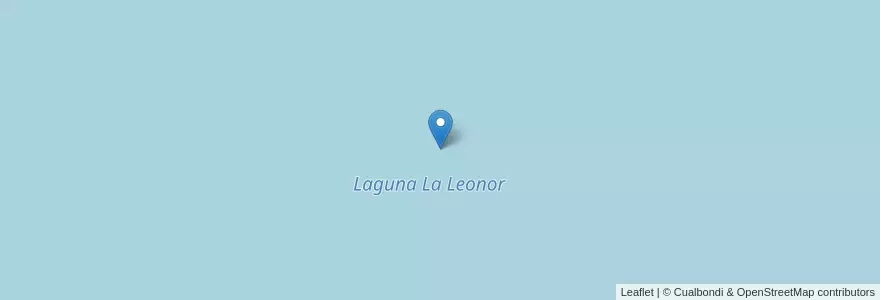 Mapa de ubicacion de Laguna La Leonor en アルゼンチン, ブエノスアイレス州, Partido De Lincoln.