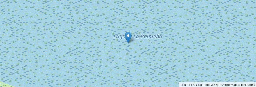 Mapa de ubicacion de Laguna La Palmeña en Arjantin, Entre Ríos, Departamento Victoria, Distrito Secciones.