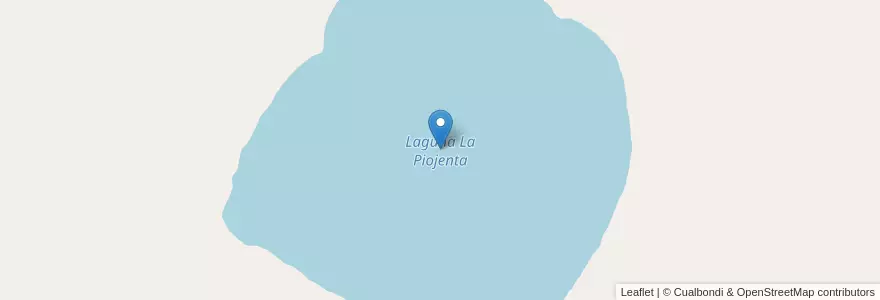 Mapa de ubicacion de Laguna La Piojenta en آرژانتین, شیلی, استان نئوکن, Departamento Chos Malal.