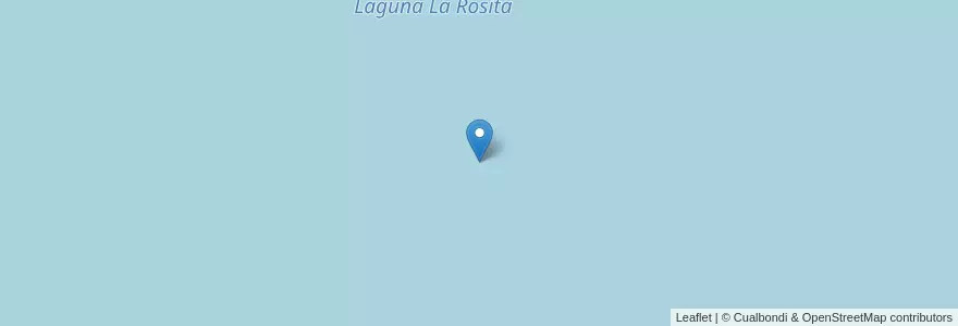 Mapa de ubicacion de Laguna La Rosita en Arjantin, Buenos Aires, Partido De Castelli.