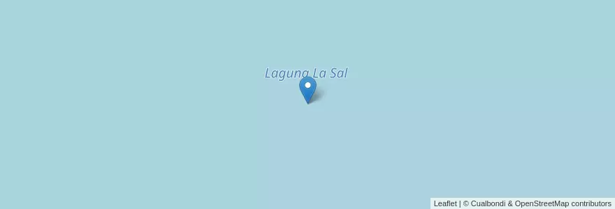 Mapa de ubicacion de Laguna La Sal en الأرجنتين, Córdoba, Departamento Río Seco, Pedanía Candelaria Sur.
