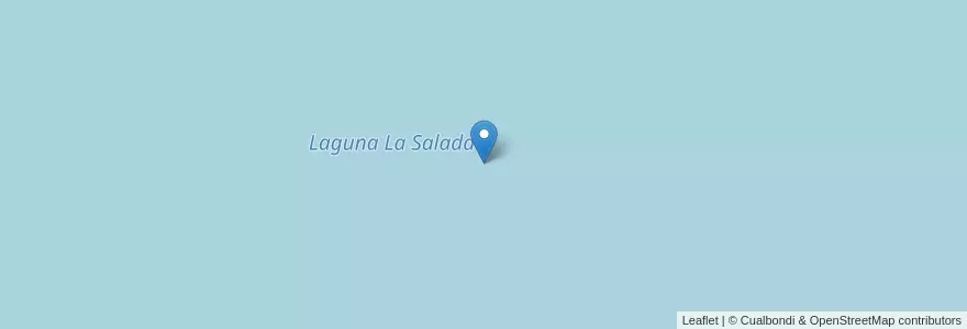 Mapa de ubicacion de Laguna La Salada en 아르헨티나, Santa Fe, Departamento General López, Municipio De Rufino.