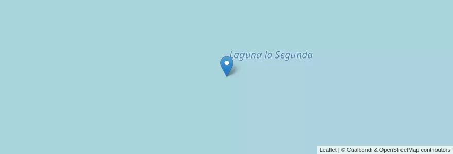 Mapa de ubicacion de Laguna la Segunda en Arjantin, Buenos Aires, Partido De Lezama.