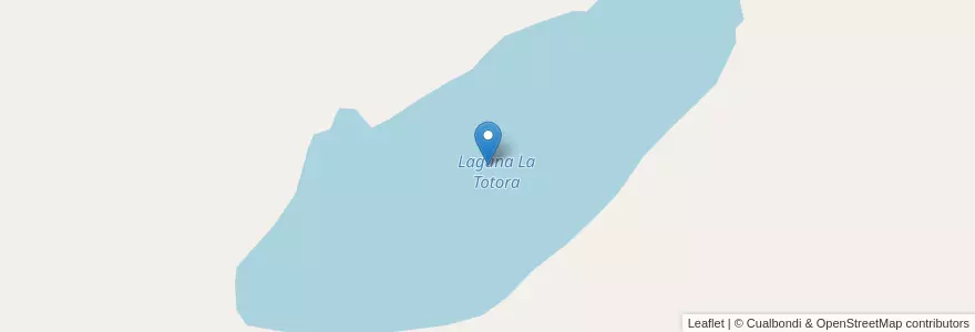 Mapa de ubicacion de Laguna La Totora en الأرجنتين, تشيلي, نيوكوين, Departamento Minas, Comisión De Fomento De Varvarco.