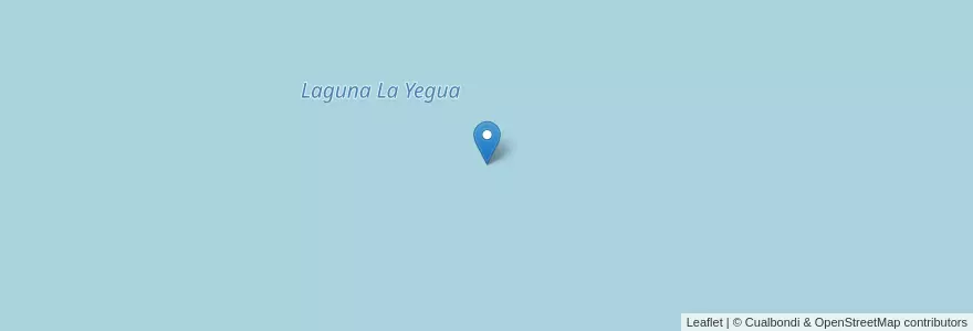 Mapa de ubicacion de Laguna La Yegua en Argentine, Province De Buenos Aires, Partido De Las Flores.