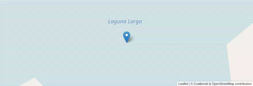 Mapa de ubicacion de Laguna Larga en Argentinië, Chili, Chubut, Departamento Paso De Indios.