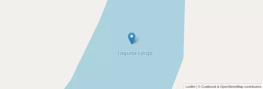 Mapa de ubicacion de Laguna Larga en آرژانتین, Jujuy, Departamento Rinconada, Municipio De Rinconada.