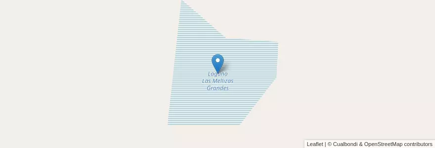 Mapa de ubicacion de Laguna Las Mellizas Grandes en الأرجنتين, تشيلي, ريو نيغرو, Departamento Veinticinco De Mayo.