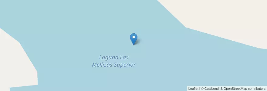 Mapa de ubicacion de Laguna Las Mellizas Superior en Argentina, Chile, Neuquén, Departamento Ñorquín.