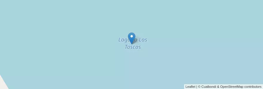 Mapa de ubicacion de Laguna Las Toscas en アルゼンチン, ブエノスアイレス州, Partido De Coronel Suárez.