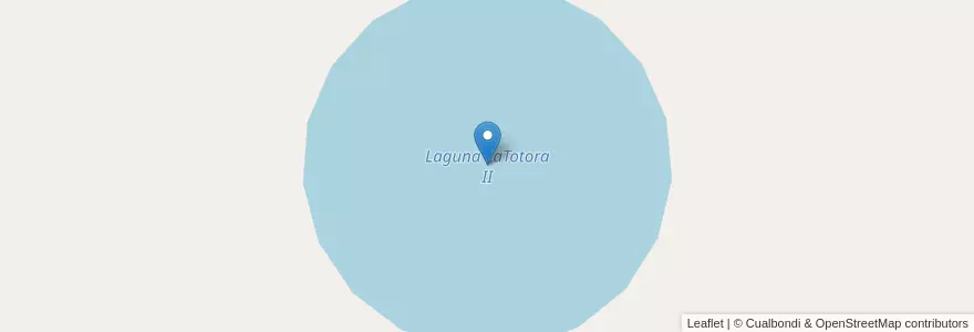 Mapa de ubicacion de Laguna LaTotora II en 아르헨티나, San Luis, General Pedernera.
