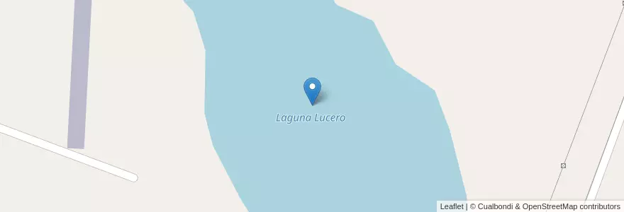Mapa de ubicacion de Laguna Lucero en アルゼンチン, コリエンテス州, Departamento Bella Vista, Municipio De Bella Vista.