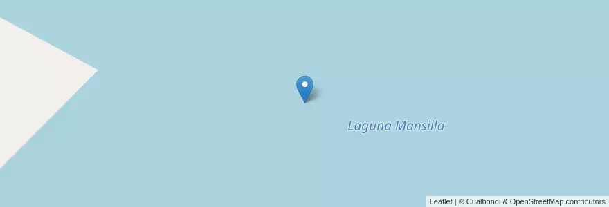 Mapa de ubicacion de Laguna Mansilla en Arjantin, Buenos Aires, Partido De General Paz.