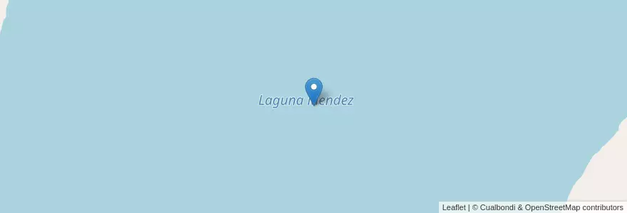 Mapa de ubicacion de Laguna Mendez en アルゼンチン, コリエンテス州, Departamento General Paz, Municipio De Nuestra Señora Del Rosario De Caá Catí.