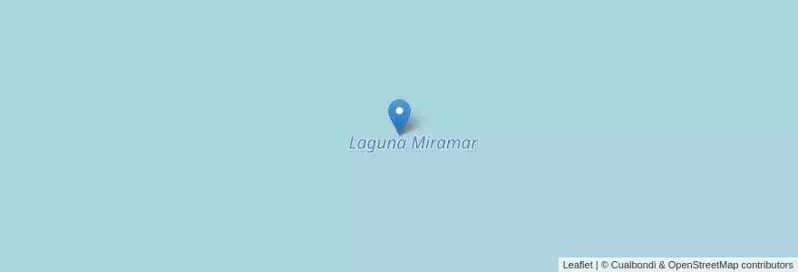 Mapa de ubicacion de Laguna Miramar en Argentinië, Santa Fe, Departamento General López, Municipio De Aarón Castellanos.