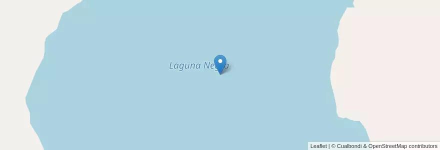 Mapa de ubicacion de Laguna Negra en الأرجنتين, تشيلي, نيوكوين, Departamento Minas.
