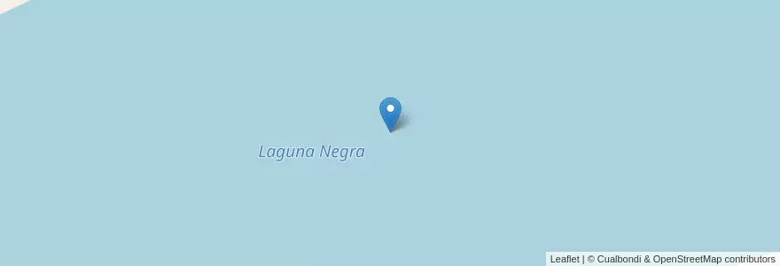 Mapa de ubicacion de Laguna Negra en Argentina, Terra Del Fuoco, Departamento Tolhuin.