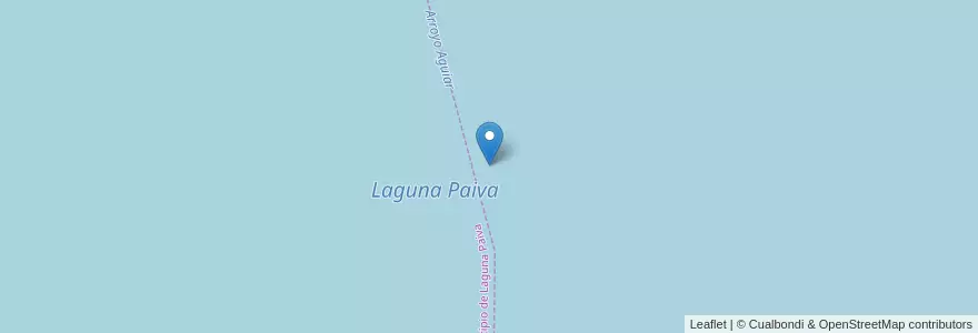 Mapa de ubicacion de Laguna Paiva en Argentinien, Santa Fe, Departamento La Capital, Municipio De Campo Andino.