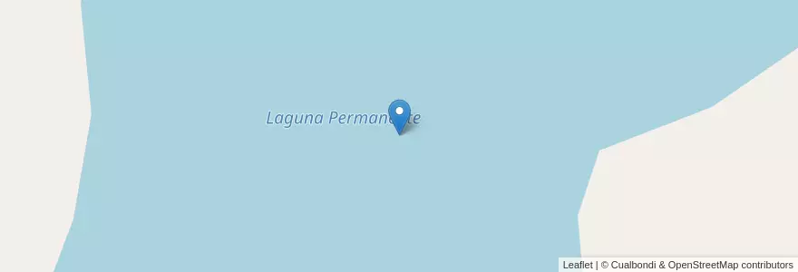Mapa de ubicacion de Laguna Permanente en Argentine, Santa Fe, Departamento General López, Municipio De Christophersen.