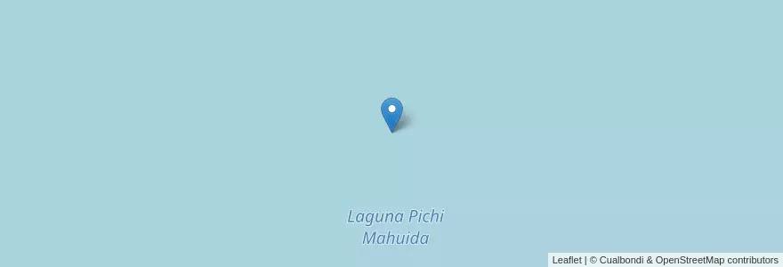 Mapa de ubicacion de Laguna Pichi Mahuida en آرژانتین, سانتافه, Departamento General López, Municipio De Rufino.
