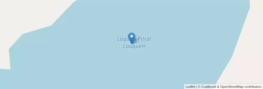 Mapa de ubicacion de Laguna Pitral Lauquen en Arjantin, Şili, Neuquén, Departamento Chos Malal, Comisión De Fomento De Coyuco-Cochico.