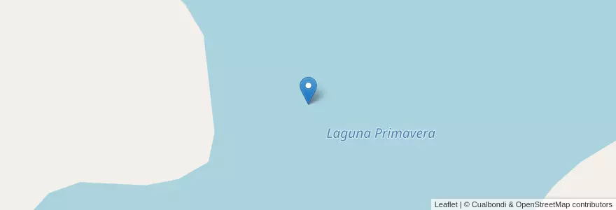 Mapa de ubicacion de Laguna Primavera en Аргентина, Формоса, Departamento Pilcomayo.