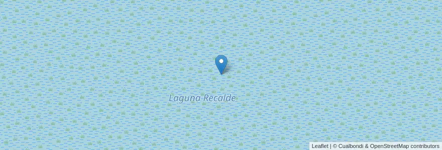 Mapa de ubicacion de Laguna Recalde en Argentinien, Provinz Entre Ríos, Departamento Victoria, Distrito Secciones.