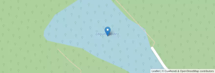 Mapa de ubicacion de Laguna Rodeo en Argentine, Jujuy, Departamento Doctor Manuel Belgrano, Municipio De Yala.