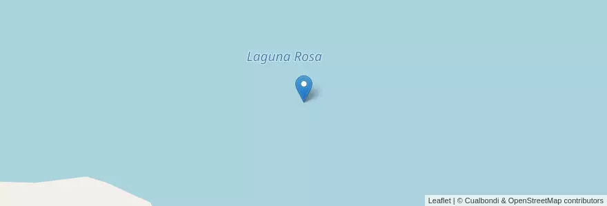 Mapa de ubicacion de Laguna Rosa en Arjantin, Şili, Santa Cruz, Lago Argentino.